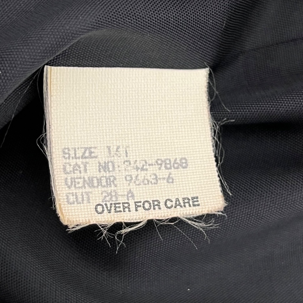 Worthington Womens 14T Wool Blend Double Breasted Pant Suit Black Gold Buttons - Picture 6 of 11
